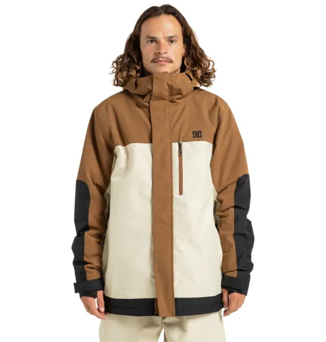 DC Shoes Defiant - Men Beige Technical Snow Jacket - DC Shoes UK - Modalova