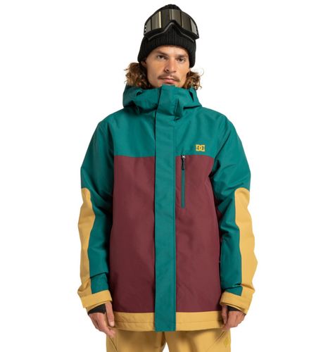 DC Shoes Defiant - Men Red Technical Snow Jacket - DC Shoes UK - Modalova