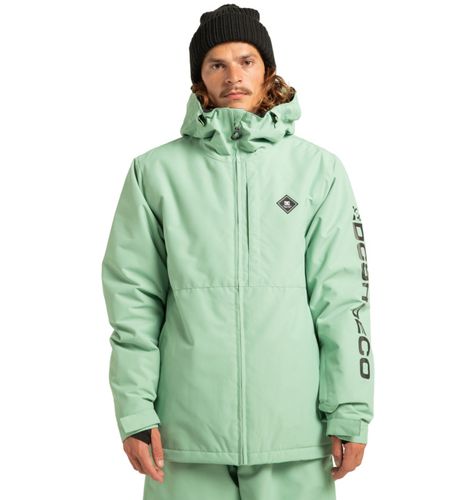 DC Shoes Basis - Unisex Green Technical Snow Jacket - DC Shoes UK - Modalova