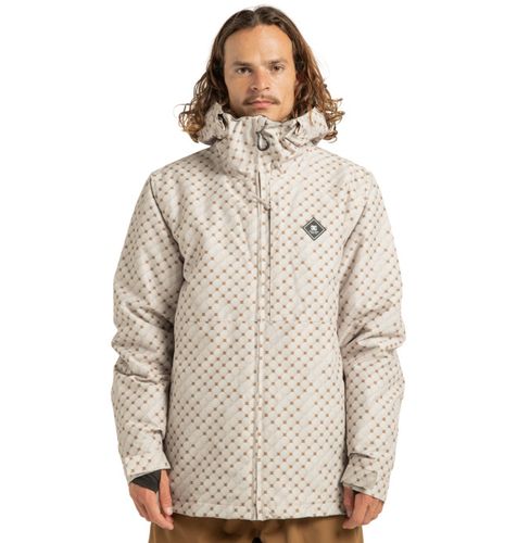 DC Shoes Basis Print - Unisex Beige Technical Snow Jacket - DC Shoes UK - Modalova