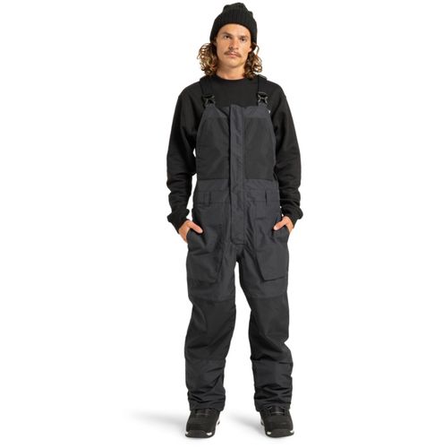 DC Shoes Shadow - Men Black Technical Snow Bib - DC Shoes UK - Modalova