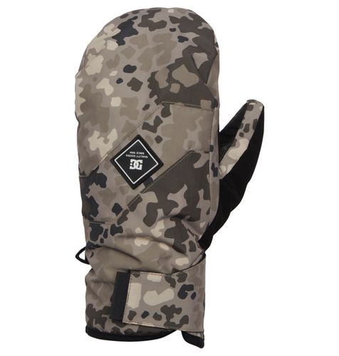 DC Shoes Franchise - Men Green Technical Snow Mittens - DC Shoes UK - Modalova
