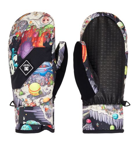 DC Shoes Franchise - Men Black Technical Snow Mittens - DC Shoes UK - Modalova