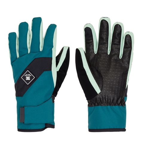 DC Shoes Franchise - Men Blue Technical Snow Gloves - DC Shoes UK - Modalova