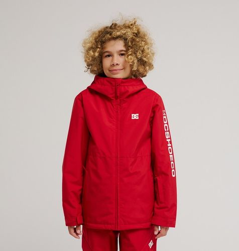 DC Shoes Basis 10K - Boys 8-16 Red Technical Snow Jacket - DC Shoes UK - Modalova