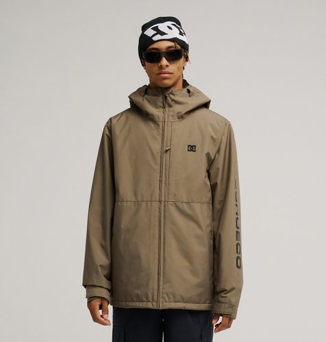 DC Shoes Basis 10K - Men Brown Technical Snow Jacket - DC Shoes UK - Modalova