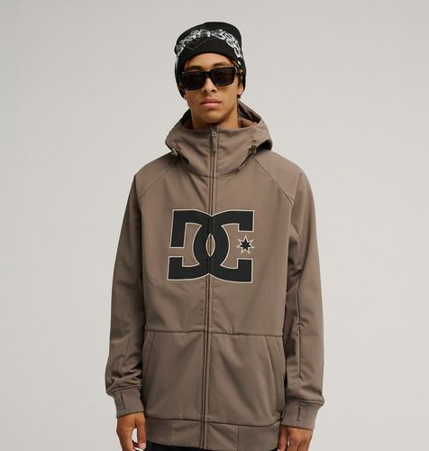 DC Shoes Spectrum 10K - Men Brown Technical Softshell Jacket - DC Shoes UK - Modalova