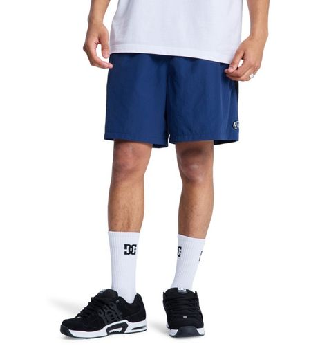 DC Shoes Flow Down - Men Blue Elasticated Shorts - DC Shoes UK - Modalova