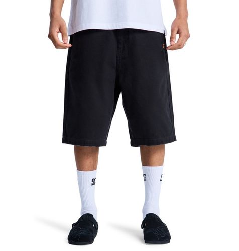 DC Shoes Stressed 5 Pocket - Men Black Canvas Shorts - DC Shoes UK - Modalova