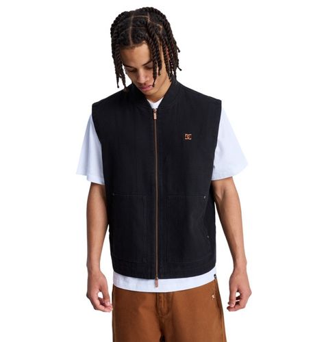 DC Shoes Workshop - Men Black Canvas Jacket - DC Shoes UK - Modalova