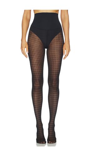 Houndstooth Sheer Tights in . Size L. Also in S, XL - Commando - Modalova