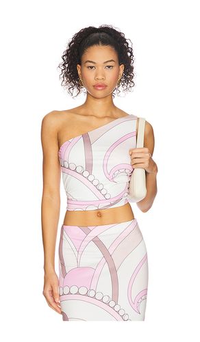 Cleo cropped top en color ivory,blush talla L (también en M, S, XL, XS) - Cin Cin - Modalova