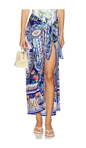 Camilla Long Sarong en Blue - Camilla - Modalova