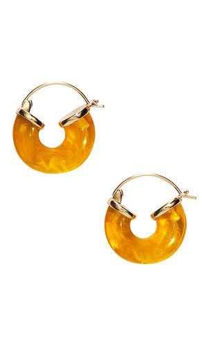 Pendientes de aro petit en color amarillo talla all - ANNI LU - Modalova