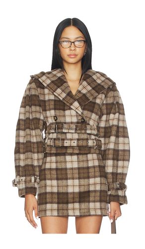 Chaqueta the crop trench en color marrón talla L (también en M, S, XS, XXS) - AFRM - Modalova