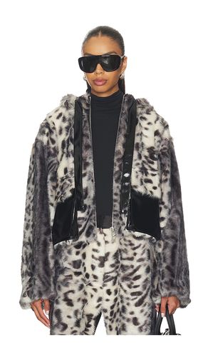 Hesse Faux Fur Leopard Jacket in . Size L. Also in M, XL, XS - AKNVAS - Modalova