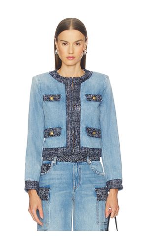 Landon Cropped Denim Jacket in . Taglia L. Also in M, S, XL, XS - Alice + Olivia - Modalova