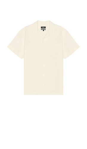 Camisa chemisette roy en color crema talla L (también en M, S, XL/1X) - A.P.C. - Modalova