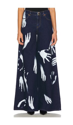 Handprint Wide Leg Jeans in -. Taglia 28. Also in 30 - AREA - Modalova