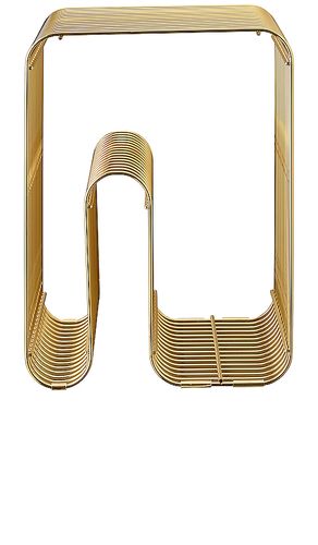 Taburete curva en color oro metálico talla all - AYTM - Modalova