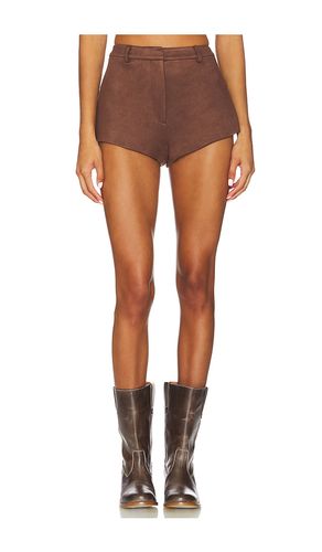 X REVOLVE Jayla Faux Suede Mini Short in . Taglia 10. Also in 12, 2, 4, 6, 8 - Bardot - Modalova