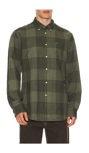 Camisa heaney en color verde oliva talla L (también en M, S, XL/1X) - Barbour - Modalova