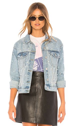 Cazadora vaquera con adornos pearl en color azul talla M (también en S, XL, XXS) - superdown - Modalova