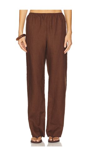 X REVOLVE The Linen Simple Pant in . Taglia L. Also in S, XS, XXS - DONNI. - Modalova
