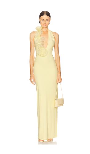 Vestido adela en color amarillo limon talla L (también en M, S, XL, XS) - Deme by Gabriella - Modalova