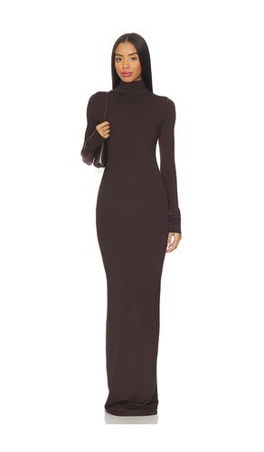 Long Sleeve Turtleneck Soft Jersey Maxi Dress in . Size L. Also in S - Eterne - Modalova