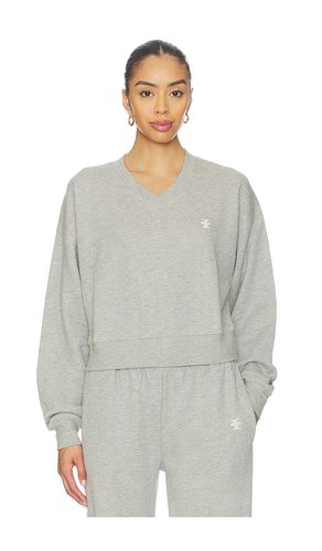 Cropped V-neck Sweatshirt in . Size S. Also in L, XS - Eterne - Modalova