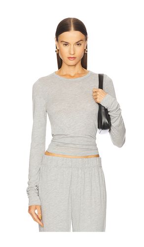 Fitted Crewneck Long Sleeve Top in . Taglia L. Also in M, S, XS - Eterne - Modalova