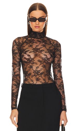 High Neck Lace Bodysuit in . Size M. Also in L, XL - fleur du mal - Modalova