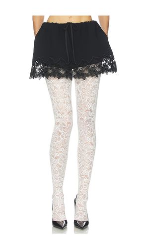 Falda-pantalón the scrunchie skort en color negro talla L (también en M, S, XL, XS, XXS) - Helsa - Modalova