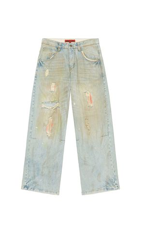 Sun bleached surf colossus jeans en color azul talla 30 (también en 32, 34, 36) - Jaded London - Modalova
