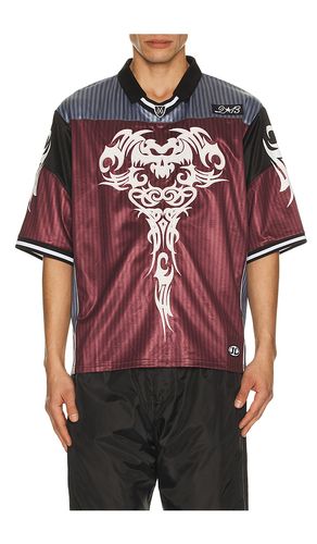 Shadow stripe football jersey en color talla L (también en M, S, XL/1X) - Jaded London - Modalova