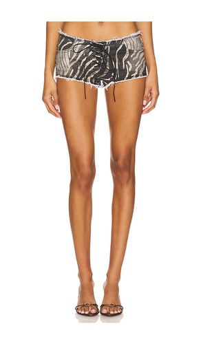 Zebra Print Lace-up Short en . Taille 24. Also en 25 - Jaded London - Modalova