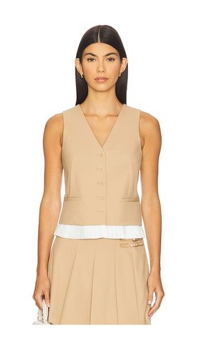 Chaleco laiken en color bronce talla 0 (también en 10, 12, 2, 4, 6, 8) - SIMKHAI - Modalova