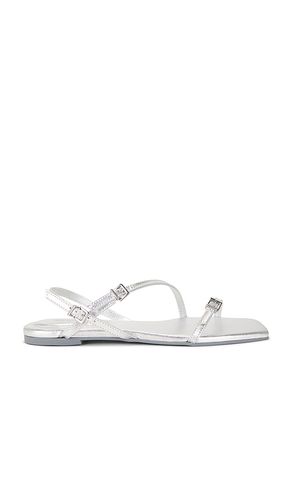 Carey Metallic Strappy Flat Sandal in , . Size 37. Also in 38, 39, 40 - SIMKHAI - Modalova