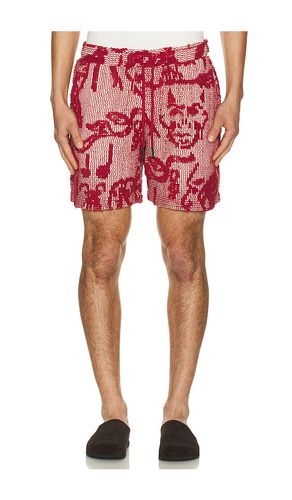 Porto shorts en color rojo talla L (también en M, S, XL/1X) - OAS - Modalova