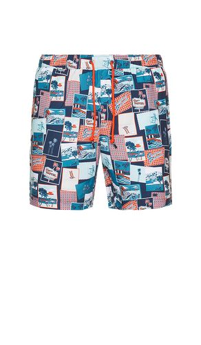 Volley All Over Print Postcard Swim Trunk in . Taglia S. Also in XL/1X - Original Penguin - Modalova