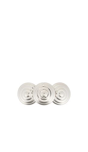 Broche ziggy en color plateado metálico talla all - LELET NY - Modalova