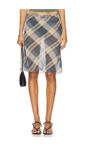 Falda shoreline en color azul talla L (también en M, S, XL, XS) - LIONESS - Modalova