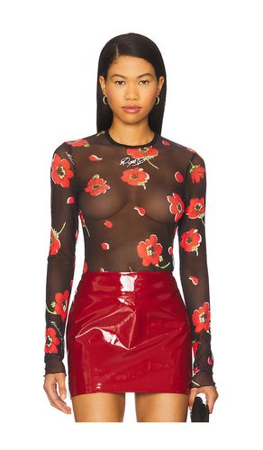 Sheer Floral Long Sleeve in . Taglia 38. Also in 40, 42, 44, 46 - Moschino Jeans - Modalova