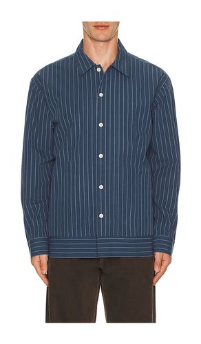 Reed Stripe Overshirt Shacket in . Taglia L. Also in M, S, XL/1X, XXL/2X - NN07 - Modalova