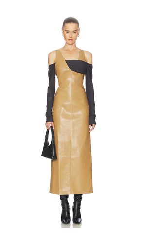 Maxivestido ferriti en color marrón talla L (también en M, XS) - Nanushka - Modalova