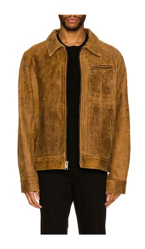 Duke Unlined Rough Suede Jacket in . Taglia L. Also in M, XL, XXL - Schott - Modalova