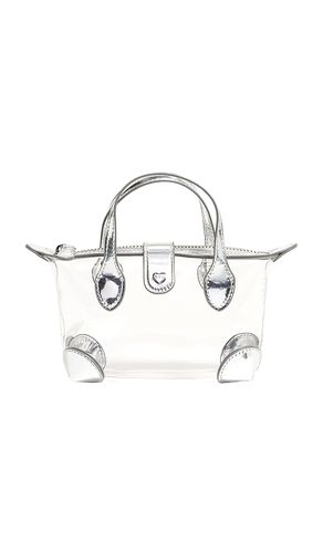 Bolso bandolera transparente clear pouchette crossbody bag en color plateado metálico talla all - Stoney Clover Lane - Modalova