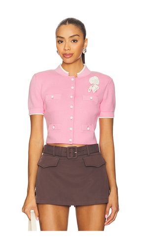 Crochet Flower Knit Top en . Taille L. Also en M - self-portrait - Modalova