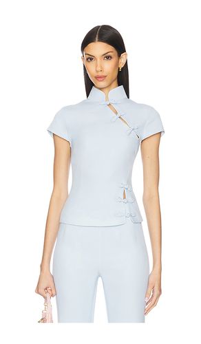 Top de tela de crepe iris en color bebe azul talla 2 (también en 4, 6) - SAU LEE - Modalova